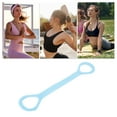 thumbnail image 2 of 1 Pc Durable 8-Shaped Yoga Stretch Band for Stretching 18.90"x3.94" Blue, 2 of 4