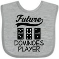thumbnail image 3 of Inktastic Future Dominoes Player Game Boys or Girls Baby Bib, 3 of 4
