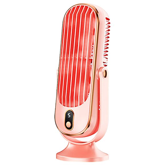 BinKFF Tower Fan Oscillating Fan, Portable Desk Fan with 5-Speed Options, Dual Air Circulation, Personal Quiet Table Fan for Home Office Desktop Bedroom, 9.8 inch