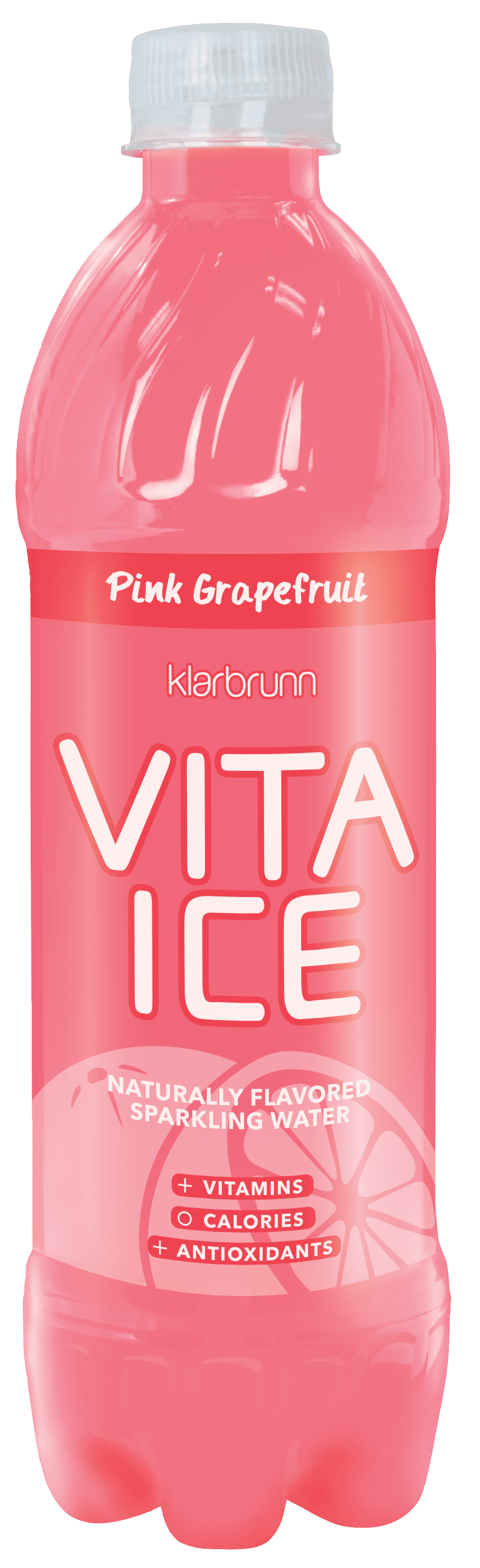 Klarbrunn Vita Ice Pink Grapefruit Sparkling Water, 12 fl oz, 12 Count