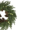 thumbnail image 4 of Northlight Pinecones and Blueberries Artificial Christmas Wreath, 28-Inch, Unlit, 4 of 4