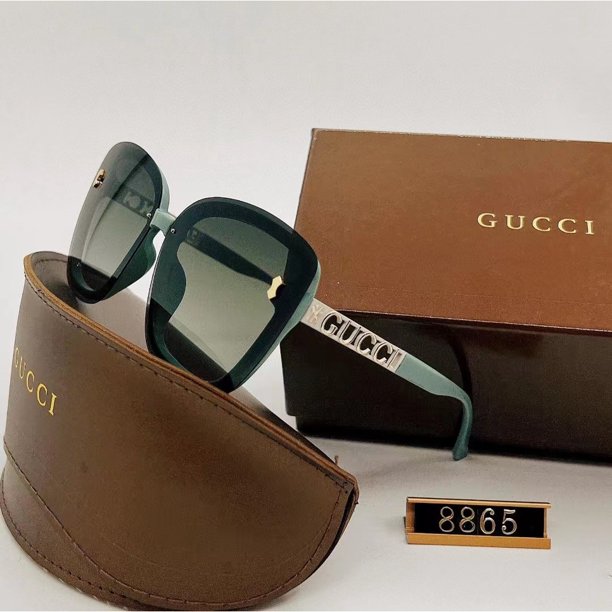 2023 Nuevo Estilo De Diseño Clásico De Lujo Gafas De Sol De Marco Grande Versión Coreana Tendencia Versátil Hombres Y Mujeres universal Gucci UV400 Gao Jiahui unisex