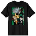 thumbnail image 5 of My Hero Academia Izuku Mr Compress and Eijiro Character Group Classic Black Graphic Tee- M, 5 of 6