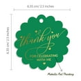 thumbnail image 6 of Inkdotpot Gold Foil Paper Hang Tags Thank You For Celebrating With Me Birthday Favor Tags 100 Pieces, 6 of 6