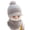Gray, variant on Hooded Hat Toddler Baby Snow Hats Girl Hood Caps Winter Hat Fleece Lining Girls Boys Earflap Hood Caps 2-6Y
