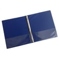 thumbnail image 2 of Assorted Colors of Vinyl 3-Ring Binders, 1/2-Inch, for 8.5" x 11" Sheets, with Inside Pockets, 4-PACK, 2 of 2