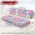 thumbnail image 7 of FKELYI Easter Egg Flower Print UTV Seat Covers Full Protection Anti-Dust Bench Seat Cover with Elastic Band Backrest Cover Waterproof Decor UTV Accessories, 7 of 7