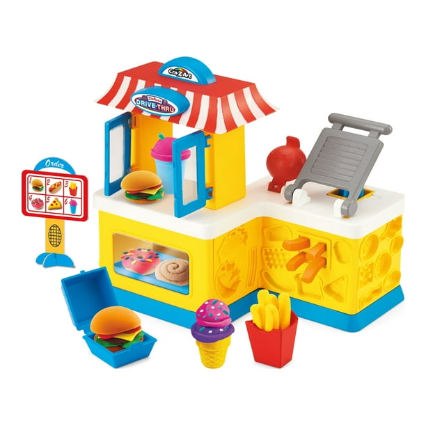 Cra-Z-Art Softee Dough Drive-Thru Set for Indoor Playground Fun