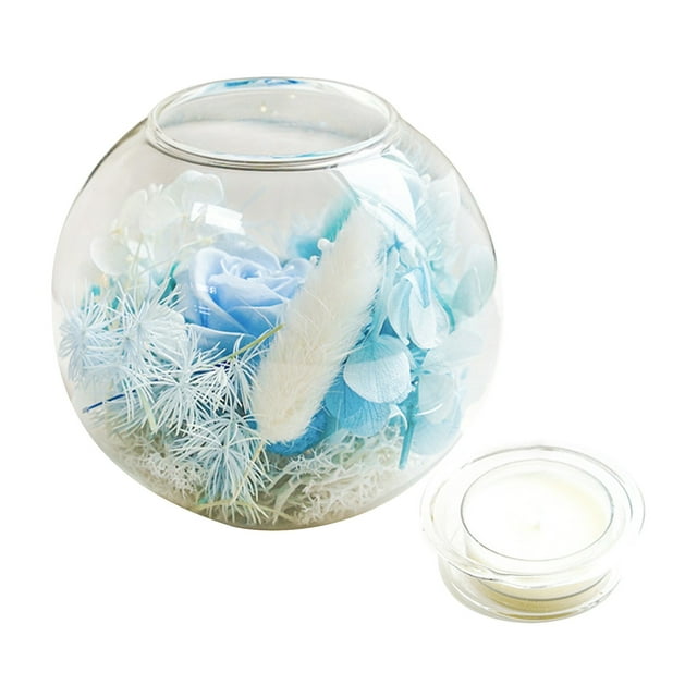 Candle Holder DIY Scented Arrangements Candle Holders Candlesticks Glass Cups Empty Cups Preserved Flower Materials Jelly Containers Craft Material Set