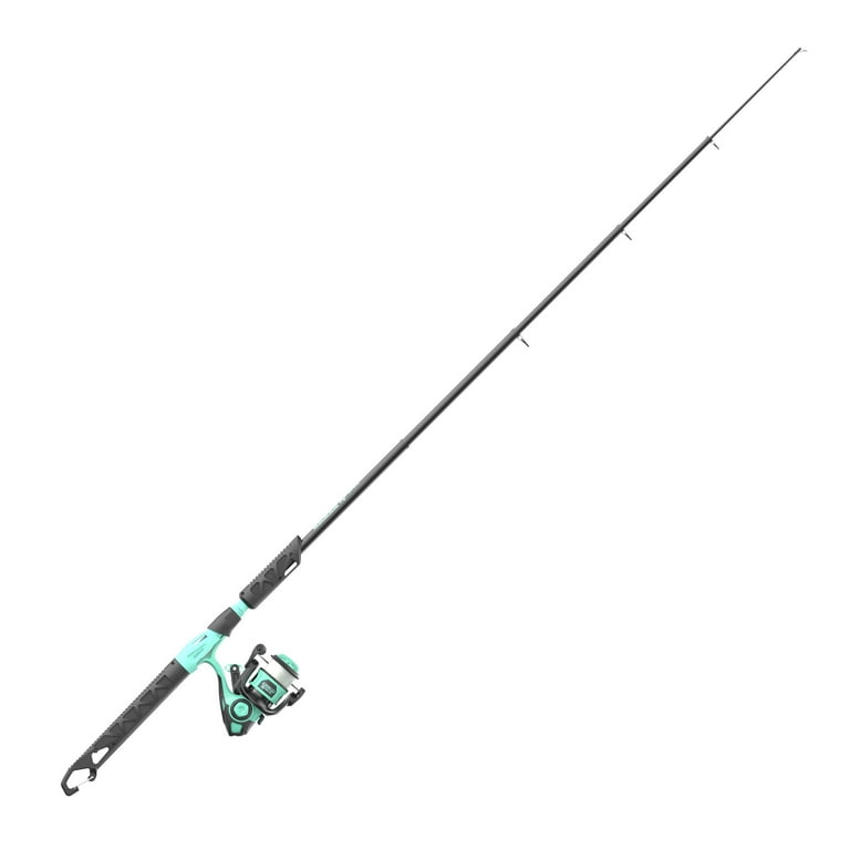 5 foot telescopic fishing pole Zebco Kids Rambler Telescopic Spinning Reel and Fishing Rod Combo, 5-Foot  3-Inch Telescopic Rod, Seafoam/Black