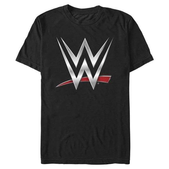 Men's Mad Engine Black WWE Logo T-Shirt
