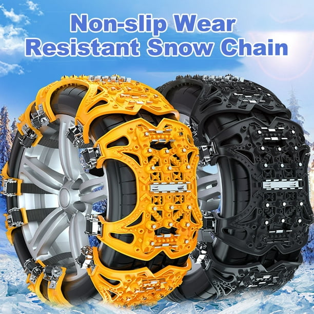 Anti-skid Snow Chains For Tyres, Truck Emergency Tire Chain, Car Snow Chain,  Truck Tire Chain, Portable Car Snow Chain, For Most Pickups, Suvs, Trucks