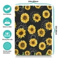 thumbnail image 3 of Wildflower Sunflower Pet Feeding Mat - Waterproof Non-Slip Dog Food Spill Mat with Retro Graphic Design, 3 of 4