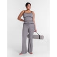 thumbnail image 3 of Avia Women's and Women's Plus Rib SoftSculpt Flare Pant, Sizes XS-4X, 3 of 7