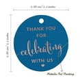 thumbnail image 6 of Inkdotpot Thank You Celebrating With Us Bridal Shower-Baby Shower-Retirement-Wedding-Birthday Bottle Tag Real Rose Gold Foil Favor Hang Tags Pack Of 100, 6 of 6