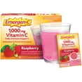 thumbnail image 7 of Emergen-C 1000mg Vitamin C Powder, with Antioxidants, B Vitamins and Electrolytes, Immunity Supplements for Immune Support, Caffeine Free Fizzy Drink Mix, Raspberry Flavor - 30 Count/1 Month Supply, 7 of 7