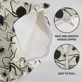 thumbnail image 6 of Cream Halloween Pillow Covers 16x16 Set of 2 Black Spider Print Outdoor Decorative Throw Pillows Holiday Scary Themed Farmhouse Pillowcases Linen Cushion Case Decor for Home Sofa Couch Bed, 6 of 6