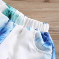 thumbnail image 4 of Girls' Ruffled Sleeves Top Short Pants with Hat Breathable Skin-Friendly Clothes for Girl Daily Wear, 4 of 5