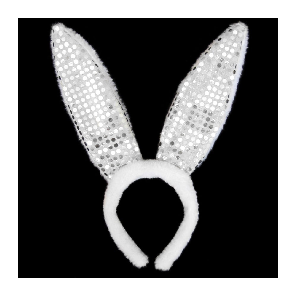 White n Pink Bunny Ears Headband cm Kids & Adult Easter Head Bopper 16.5x3x29.5 