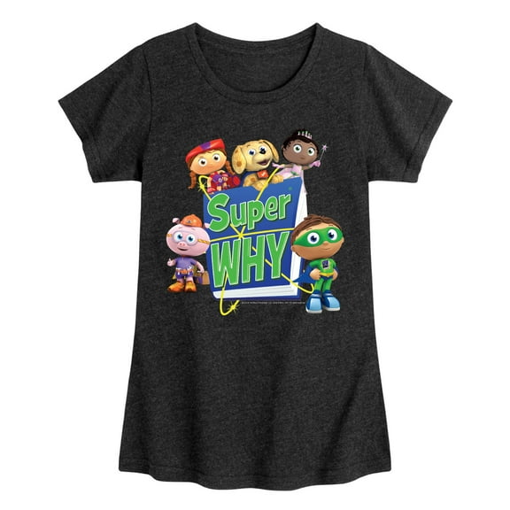 Super Why - Super Why Group - Girls Toddler And Youth Fitted Short Sleeve Graphic T-Shirt