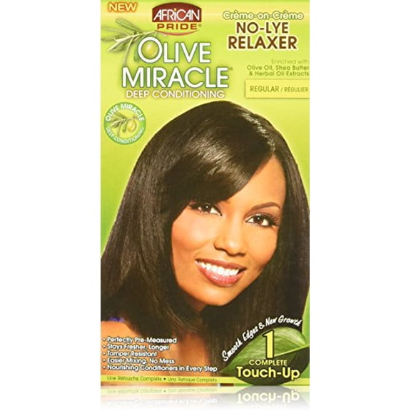 African Pride Olive Miracle Deep Conditioning Regular Relaxer Kit, 1 Ea