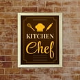 thumbnail image 4 of Designs ByLITA Kitchen Chef, 11 x 14 White Framed Wall Art Print | Funny Home Decor, 4 of 7