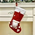 thumbnail image 2 of Xuniizn Christmas Stockings Bulk, Assorted Festive Xmas Stockings for Fireplace Mantel Decor, Traditional Holiday Ornaments, Christmas Decorations for Home, Cloth, Red, 2 of 4