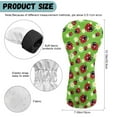 thumbnail image 6 of Yuyamidu Ladybug Golf Club Headcover Daisy Golf Head Protective Cover Waterproof PU Leather Driver Fairway Wood Hybrid Head Cover for Women, Green, 6 of 7