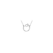 14K%20White%20Gold%20Letter%20O%20Script%20Pendant