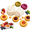2Pcs-White, variant on Creative Double-Ended Pastry Mold, 2-in-1 Double-Sided Pastry Mold, flip to switch, press to shape, pull apart to clean, for Moon Cakes, Cookies, Filled Pastries & DIY Baking
