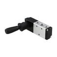 thumbnail image 2 of 4H230C-08 Pneumatic 1/4\" Pt 5 Way 3 Position Air Hand Lever Operated Valve, 2 of 10