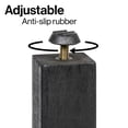 thumbnail image 5 of JONATHAN Y Archer 18.9" Modern Classic Square Slatted Solid Acacia Wood Indoor/Outdoor Adirondack Side Table, Black, END6000B, 5 of 5