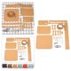 thumbnail image 4 of 2 Juegos de Bolsos de Cuero Precortados Hechos a Mano para Mujer, para Hacer Bolsos, Artesanías en Cuero, 4 of 9