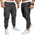 thumbnail image 3 of Men Training Overalls Waist Cargo Trousers Combat Work Pants Bottoms New, 3 of 4