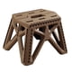 thumbnail image 2 of Taburete plegable para acampar, silla de Camping, taburete plegable, taburete compacto para campamento, taburete plegable para Picnic, jardín, viaje, Café marrón, 2 of 8