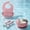 Hot Pink, variant on Deeceymbur Stainless Steel Suction Bowl Bib Fork Spoon Set Silicone Placemat Baby Weaning Toddler Feeding Supplies