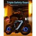 thumbnail image 5 of Blaze 16" Electric Bike for Adults/Teens, Peak 1200W 55 Miles 25Mph Full Suspension Fat Tire Electric Motorcycle,Blue, 5 of 5