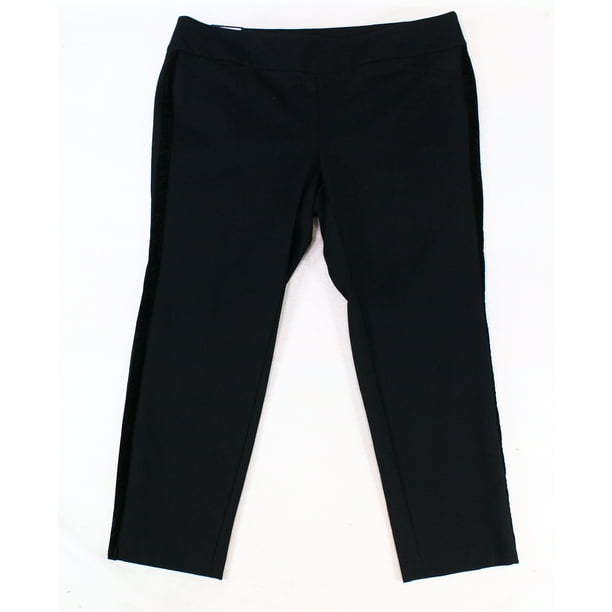 Womens Pants Plus Pull On Slim Fit Stretch 22w Walmart Com Walmart Com