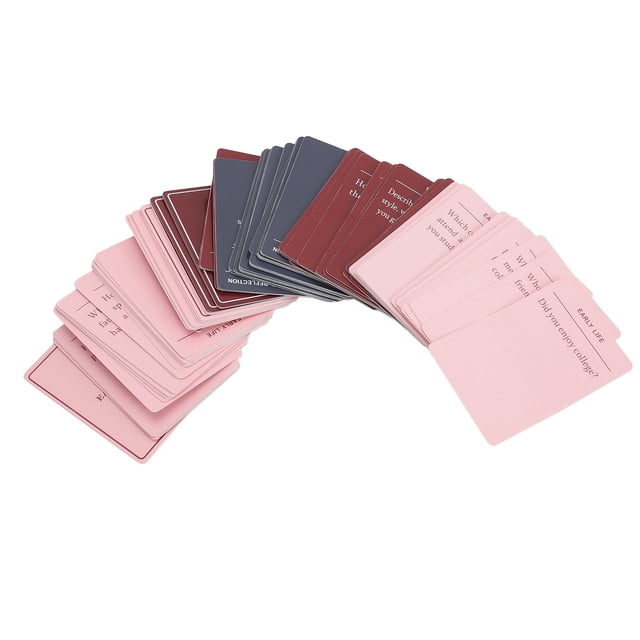 Tarjetas De Entrevista De Historia De Vida, 150 Hojas, Contenido Rico Portátil, Tarjetas De Preguntas Interesantes Para Padres, Significativas Para Juegos Familiares