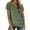 Green, variant on Short Sleeved V Neck Ladies T Shirt In Spring and Summer Womens Shirts Summer Womens Summer T Shirts Womens Cold Gear Long Sleeve
