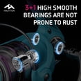thumbnail image 5 of Blue Spinning Fishing Reel Single&Double Rocker Arm Optional 5.2:1 Gear Ratio 3+1 BB Perfect For Saltwater&Freshwater, 5 of 13