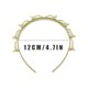 thumbnail image 5 of Sonducket Diadema Unisex Alice para hombre y mujer, banda deportiva para el pelo, aro de Metal, flequillo doble, horquilla para el pelo, accesorio para el Accesorio para el cabello amarillo, 5 of 8