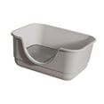 thumbnail image 1 of Bandeja de arena para perros, valla elevada, bandeja de entrenamiento para ir al baño portátil, bandeja de entrenamiento para ir al baño para otras gris, 1 of 8