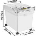 VEVORbrand Ingredient Bin, 10.5 Gallons Capacity Ingredient Storage Bin