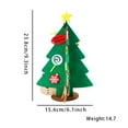 thumbnail image 2 of Árbol de Navidad de fieltro:, 2 of 5
