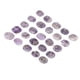 thumbnail image 2 of Juego de 25 uds de piedras de runas naturales, juego de piedras de meditación grabadas pulidas más suaves para adivinación, curación de chakras, amatista, 2 of 12