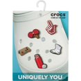 thumbnail image 2 of Crocs 5-Pack Sport Shoe Charms | Jibbitz, Gym Bro, One Size, 2 of 4