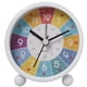 thumbnail image 1 of Reloj despertador for niños, luminoso, redondo, silencioso, analógico, de mesa, sin tictac., 1 of 4