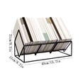 thumbnail image 2 of Étagère de Bureau Rétro en Fer pour CD, Rangement pour Maison, Dortoir, Bureau, 2 of 4