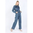thumbnail image 2 of Women's Oversize Jean Jumpsuit Dark Blue, 2 of 8